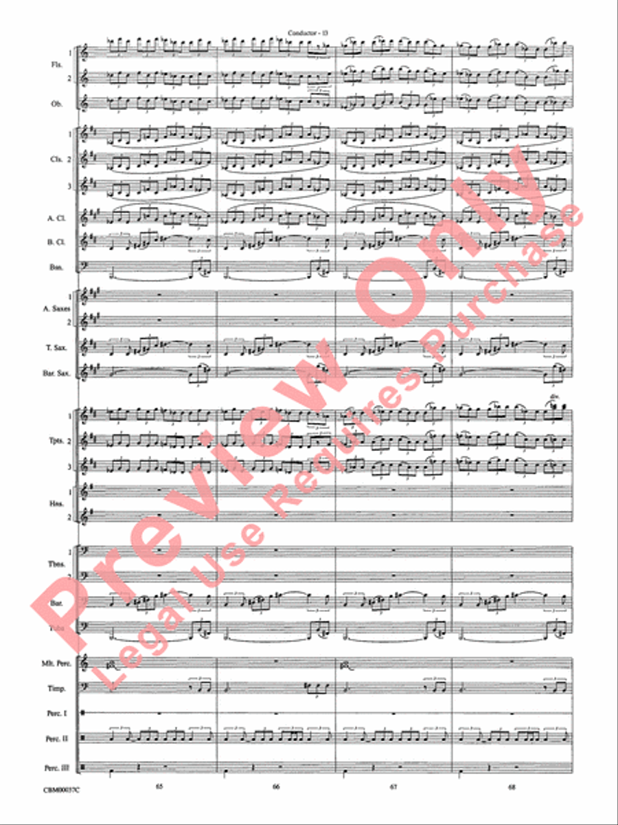 The Perfect Storm (from the Warner Bros. Motion Picture) Concert Band scores gallery preview page 16