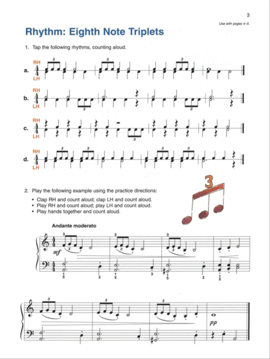 Alfred's Basic Piano Course Sight Reading, Level 4 Piano Method scores gallery preview page 3