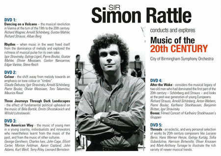 Sir Simon Rattle conducts & explores Music of The 20th Century [Box Set]
