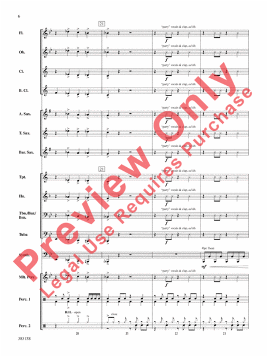 Kernkraft 400 Concert Band scores gallery preview page 7