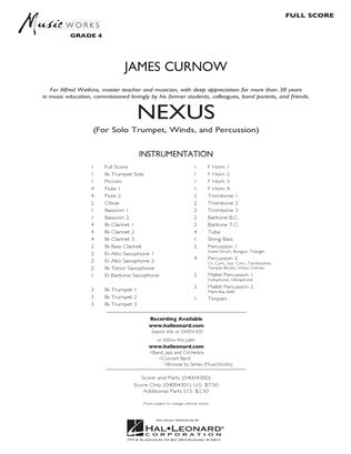 Nexus - Conductor Score (Full Score)