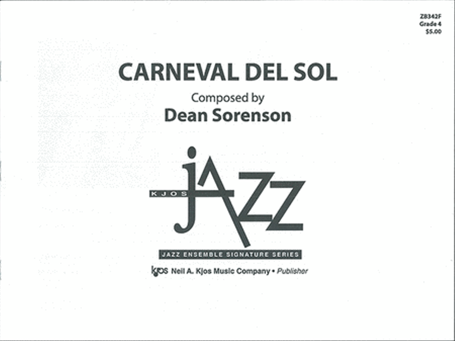 Carneval Del Sol-Score Jazz Ensemble scores gallery preview page 1