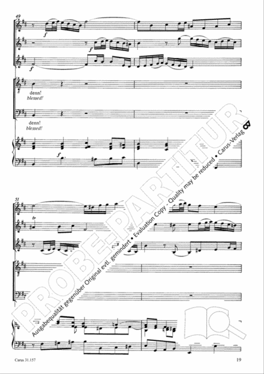 Lord, do not depart until I am blessed (Ich lasse dich nicht, du segnest mich denn) TB scores gallery preview page 20