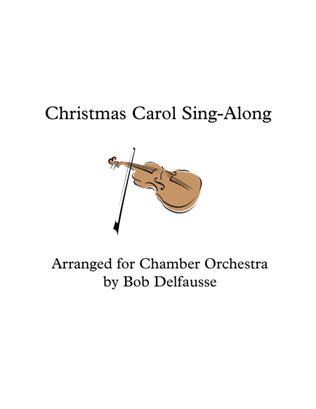 Book cover for Christmas Carol Sing-Along, for chamber orchestra and audience