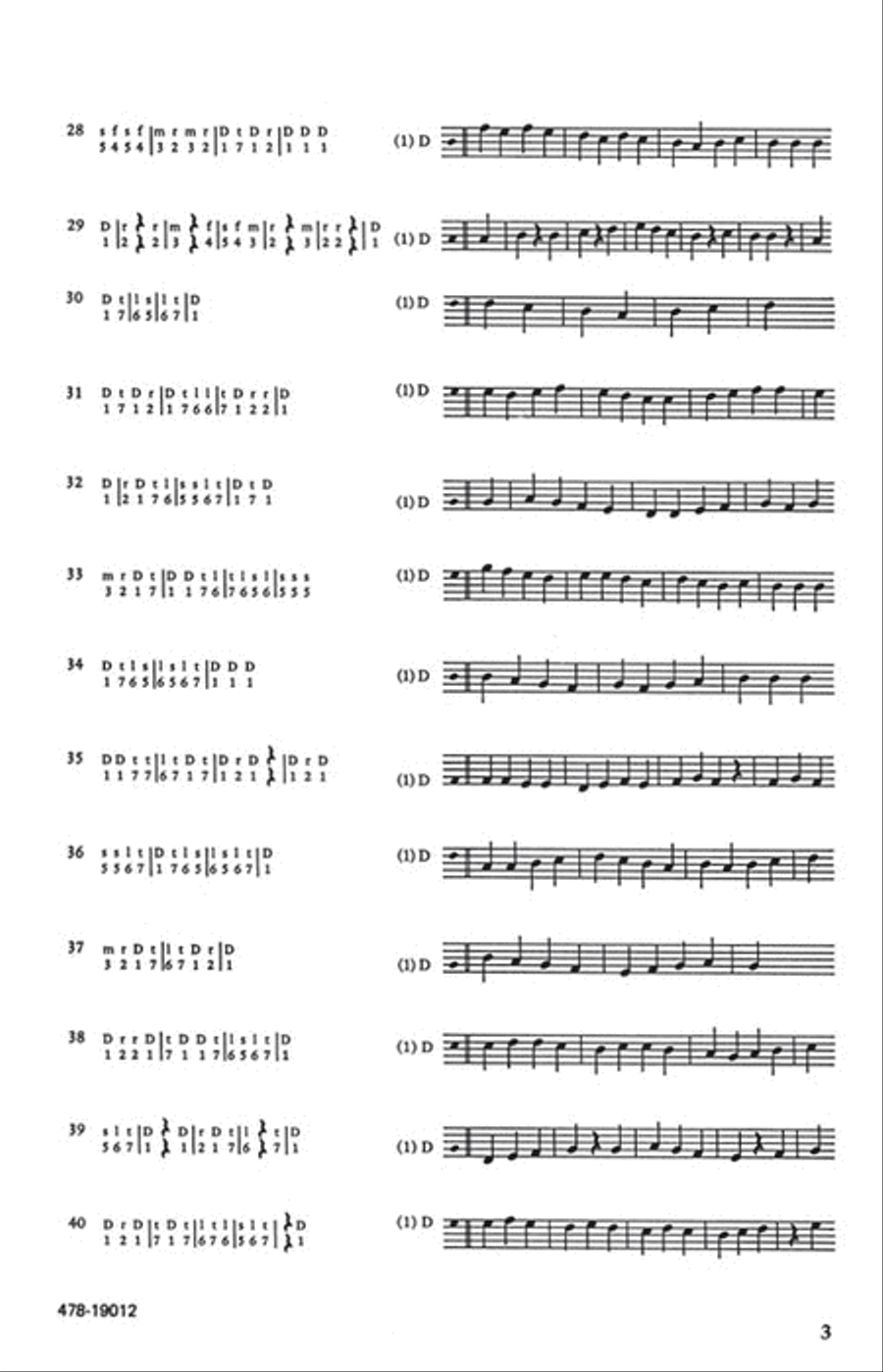 The Jenson Sight Singing Course (Vol. I) Choir scores gallery preview page 4