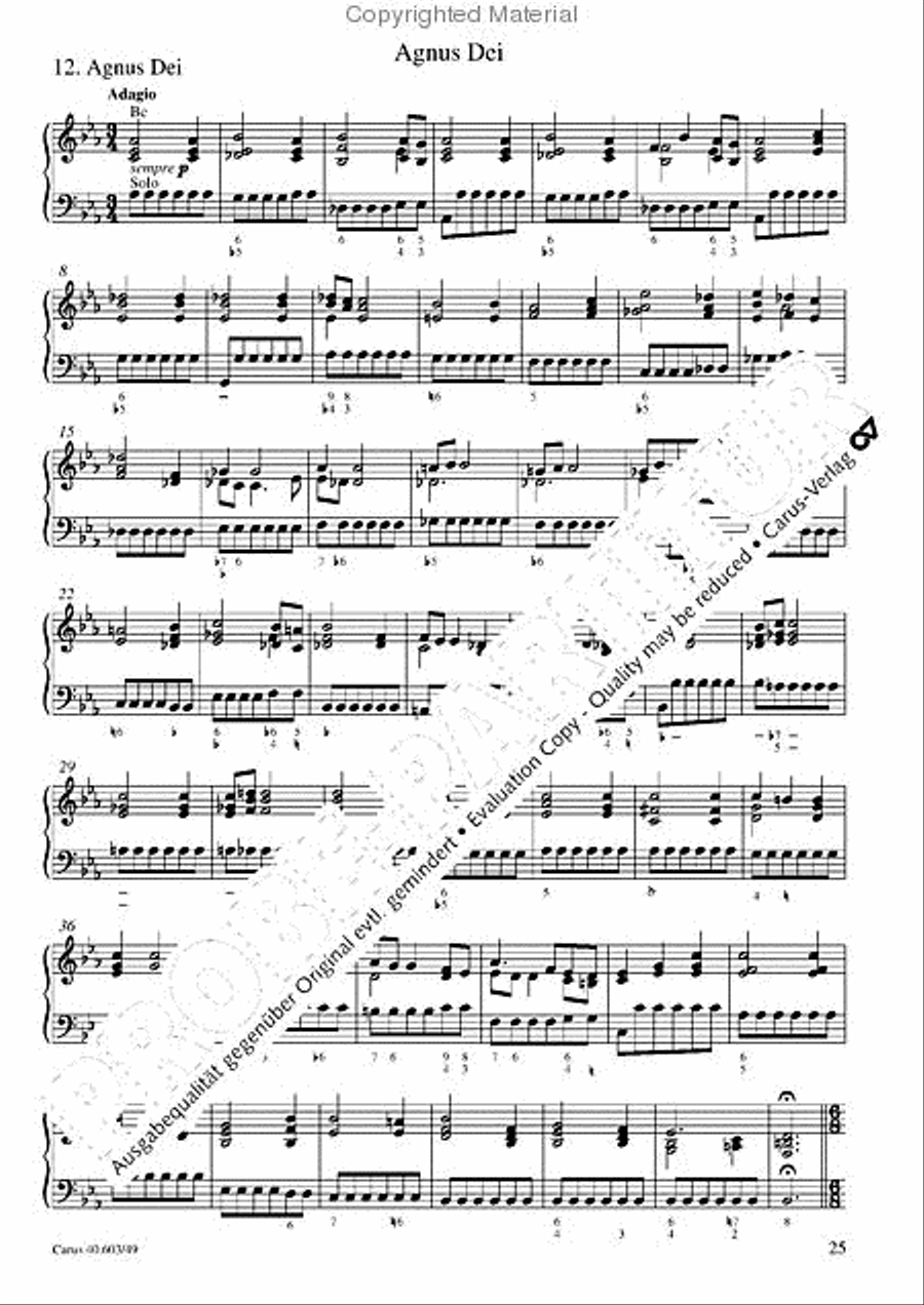 Grosse Orgelsolomesse in Es Voice scores gallery preview page 26
