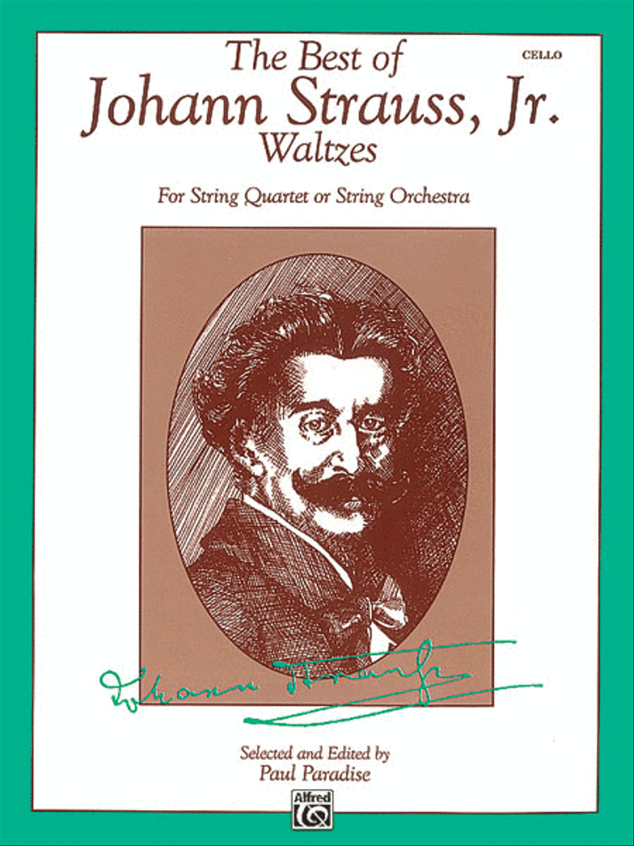 The Best of Johann Strauss, Jr. Waltzes (For String Quartet or String Orchestra) String Quartet scores gallery preview page 1