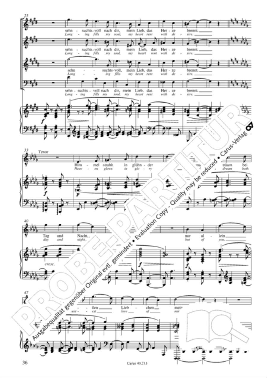 Zigeunerlieder op. 103 Zigeunerlieder op. 103 Choir scores gallery preview page 37