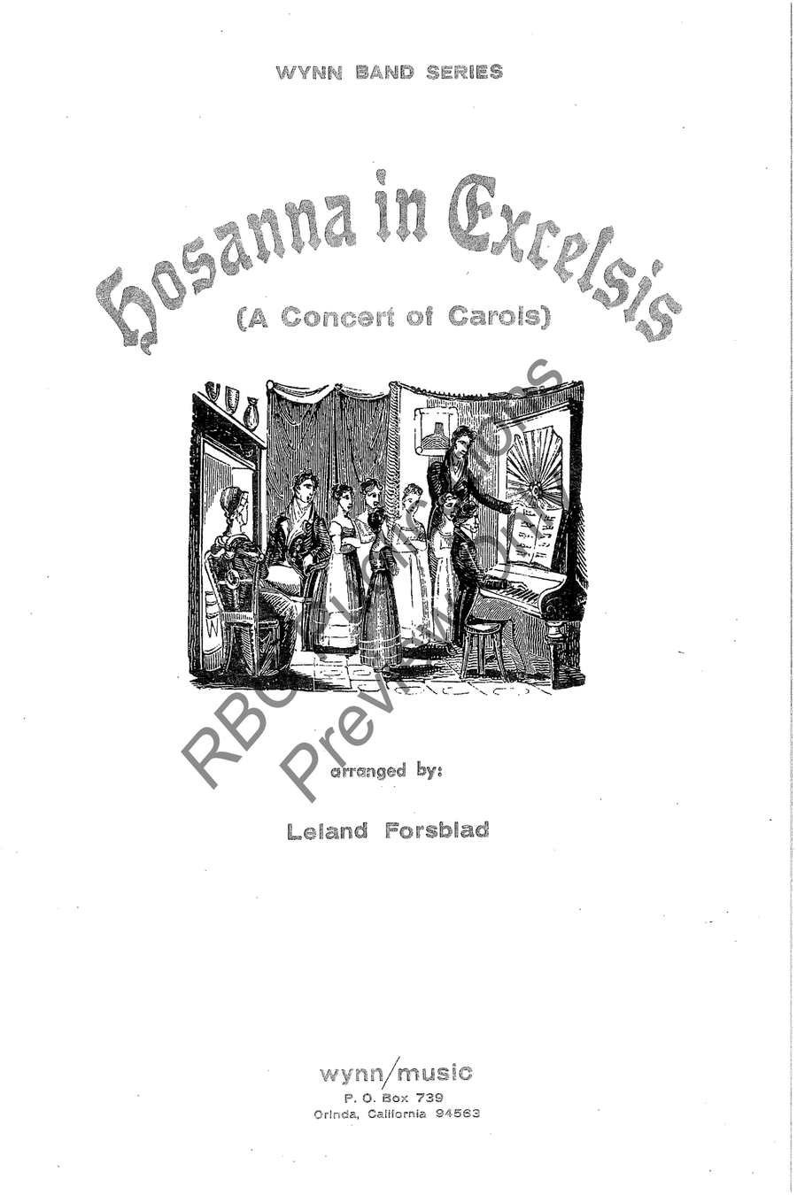 Hosanna In Excelsis Hosanna In Excelsis Concert Band scores gallery preview page 2