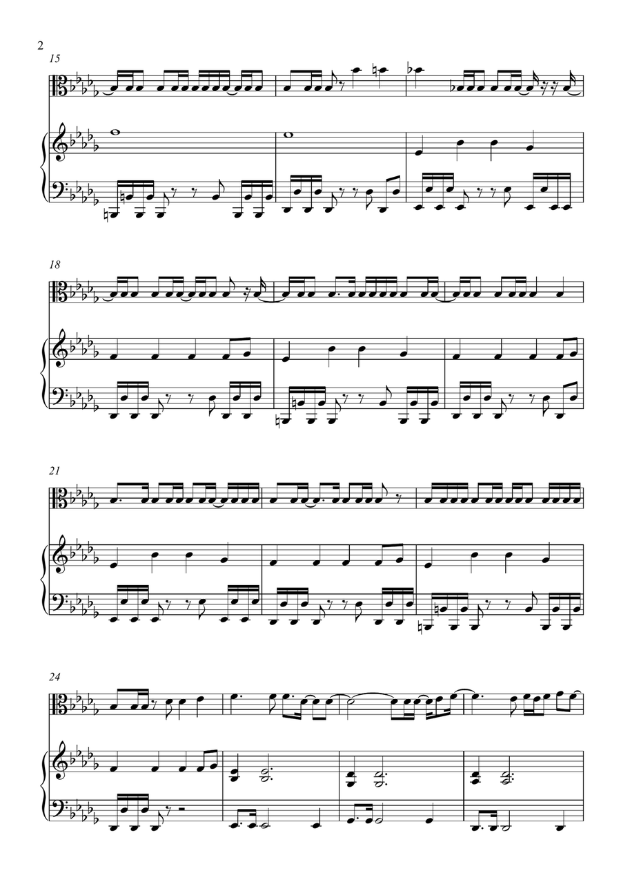 In The End Violin Solo scores gallery preview page 2