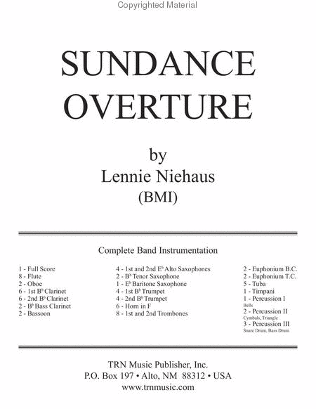 Sundance Overture image number null