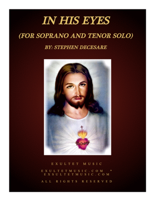 Book cover for In His Eyes (Duet for Soprano and Tenor Solo)
