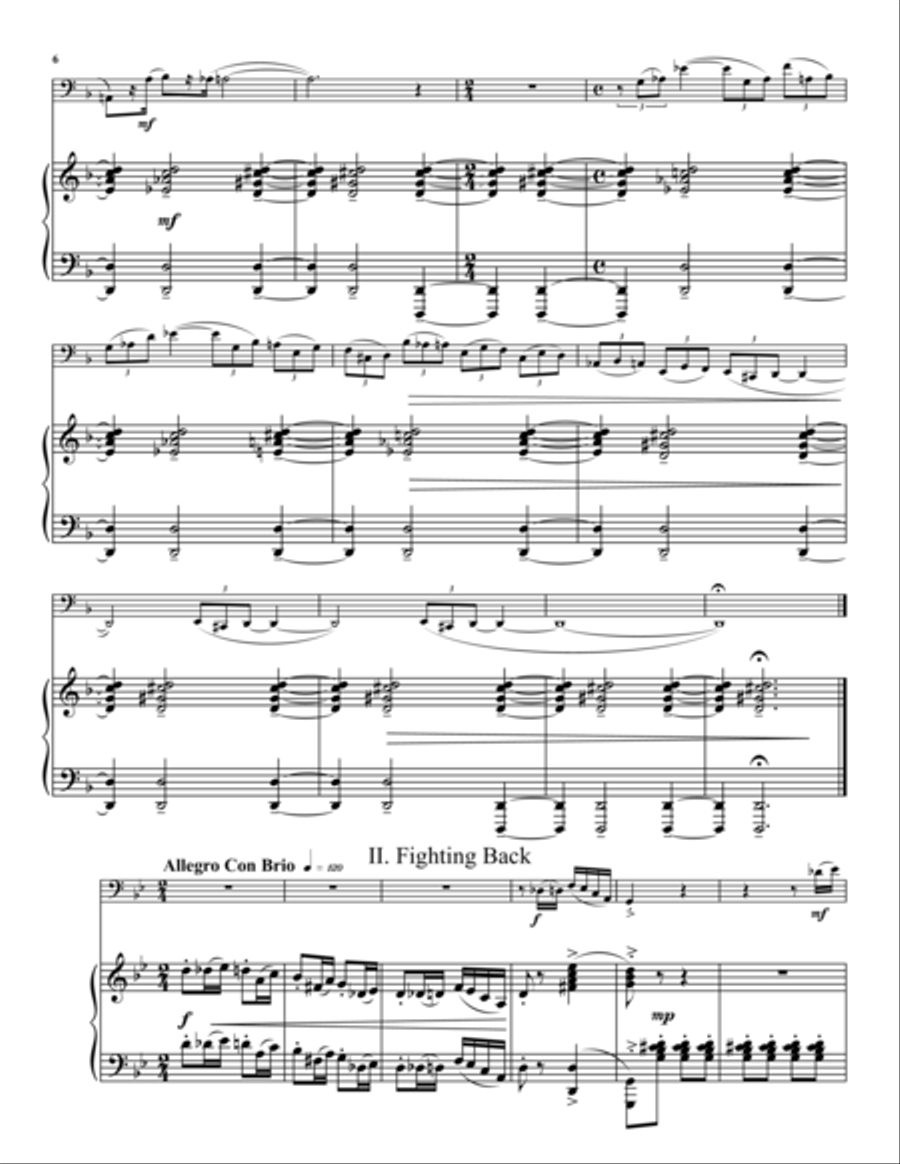 Contrabassoon Sonata Bassoon Solo scores gallery preview page 6