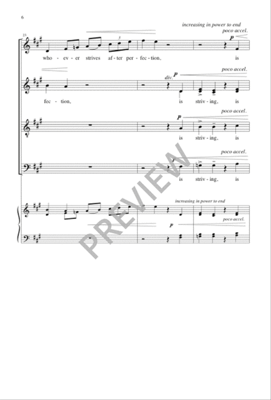 Striving after God 4-Part scores gallery preview page 6