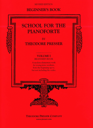 Book cover for School for the Pianoforte, Vol. 1
