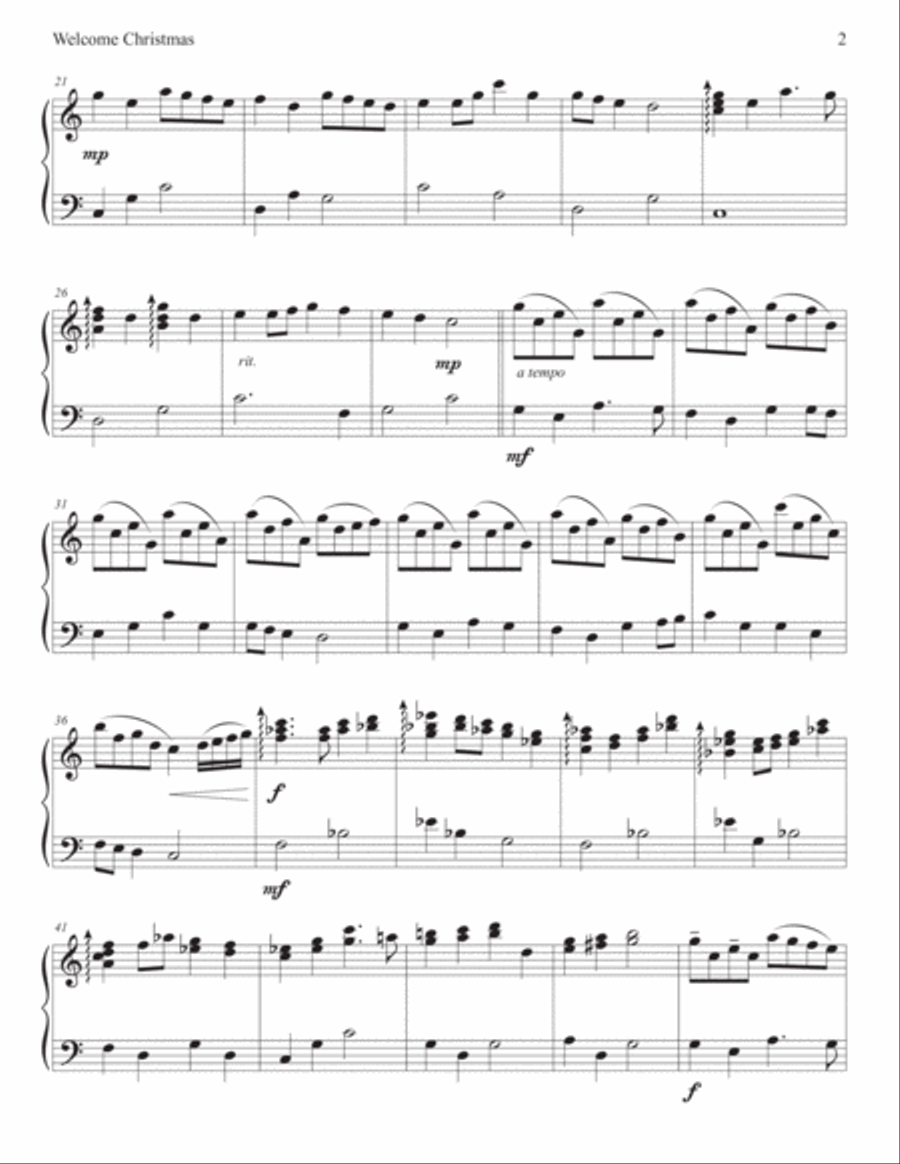 Welcome Christmas Carillon scores gallery preview page 2