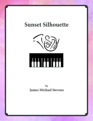 Sunset Silhouette - French Horn & Piano
