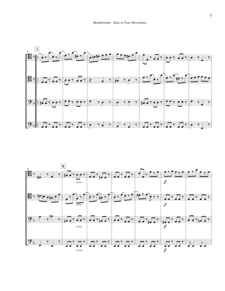 Suite in Four Movements for Trombone Quartet image number null