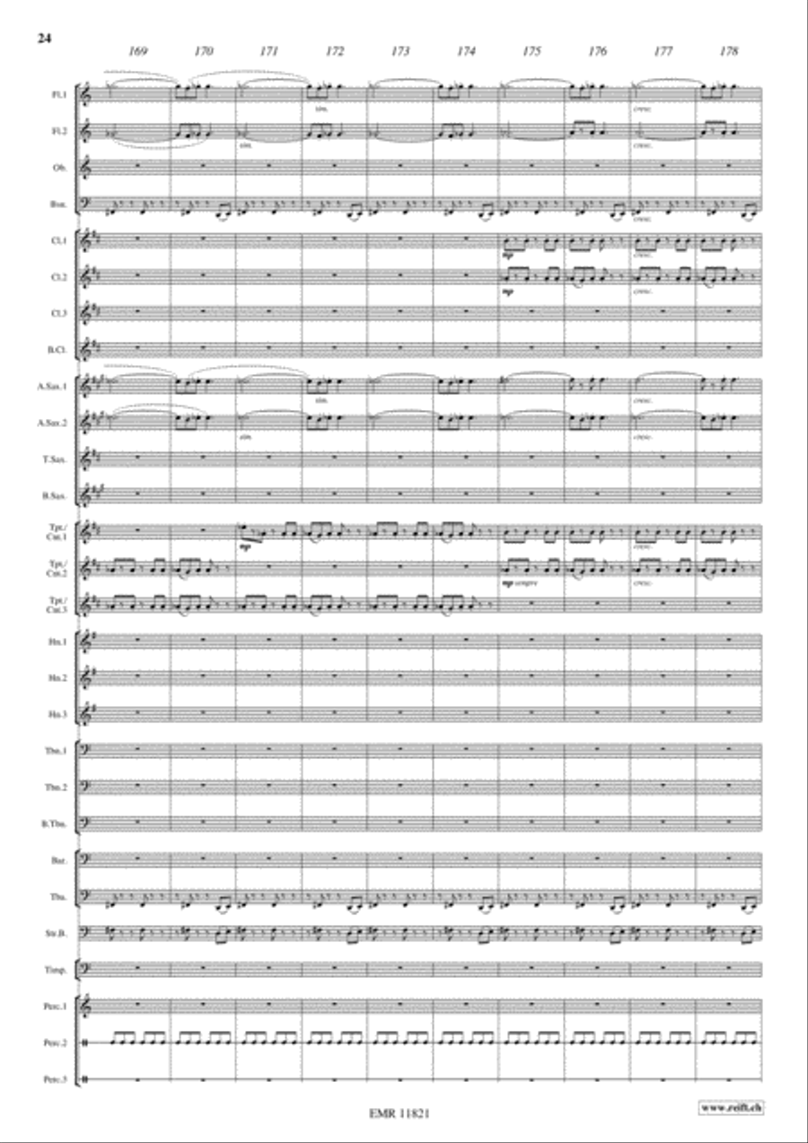 King Solomon's Mines Concert Band scores gallery preview page 25