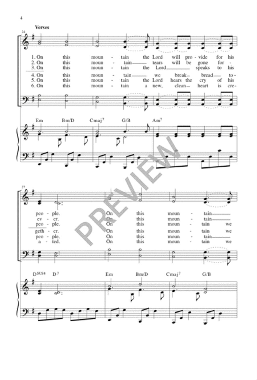 Come to the Feast 4-Part scores gallery preview page 4