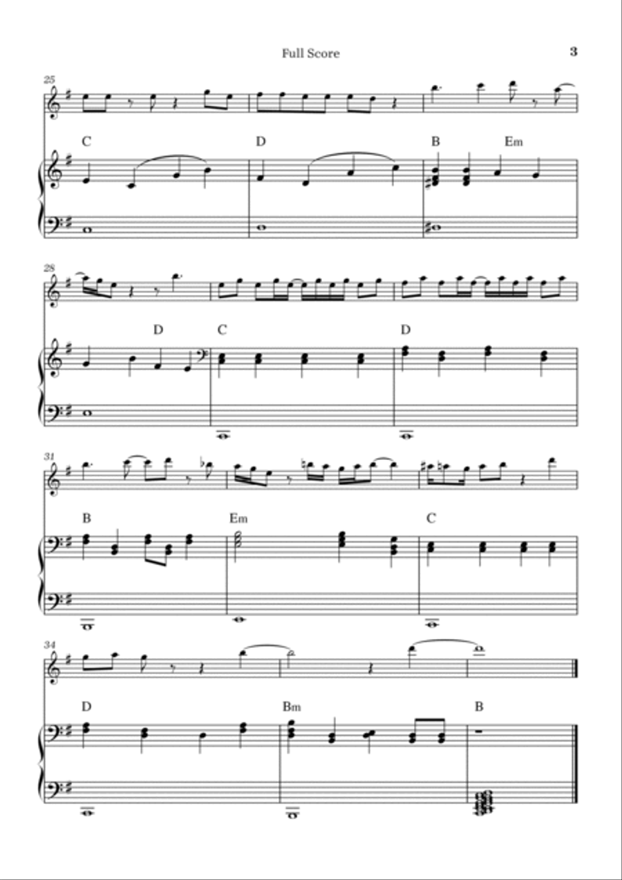 Peaches Piano scores gallery preview page 3