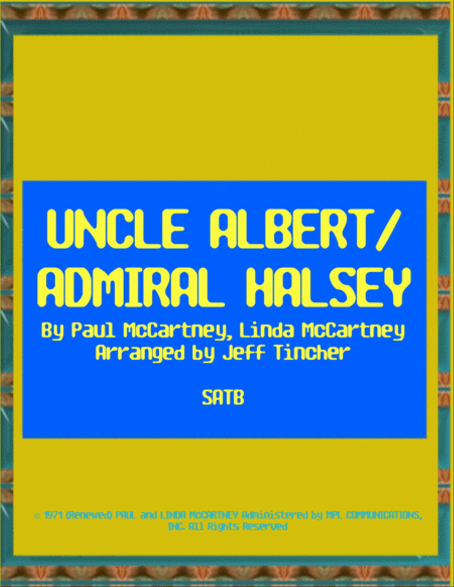 Uncle Albert/admiral Halsey 4-Part scores gallery preview page 1