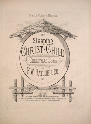 The Sleeping Christ Child. Christmas Song