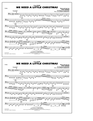 We Need A Little Christmas - Tuba