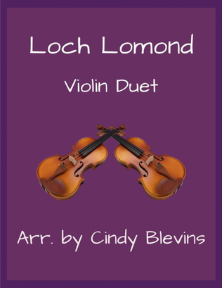 Book cover for Loch Lomond, Violin Duet