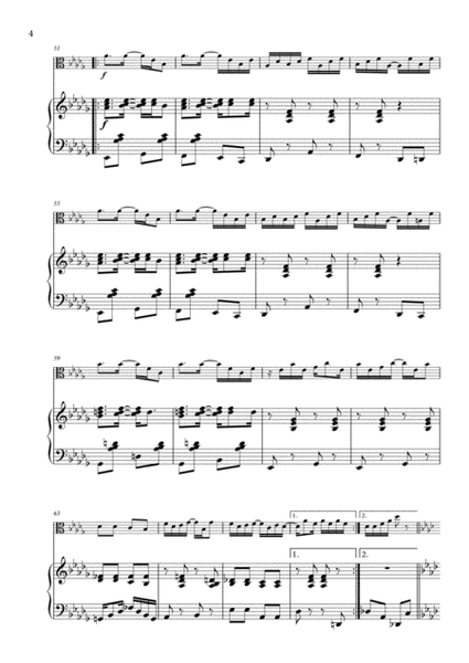 Maple Leaf Rag arranged for Viola and Piano image number null