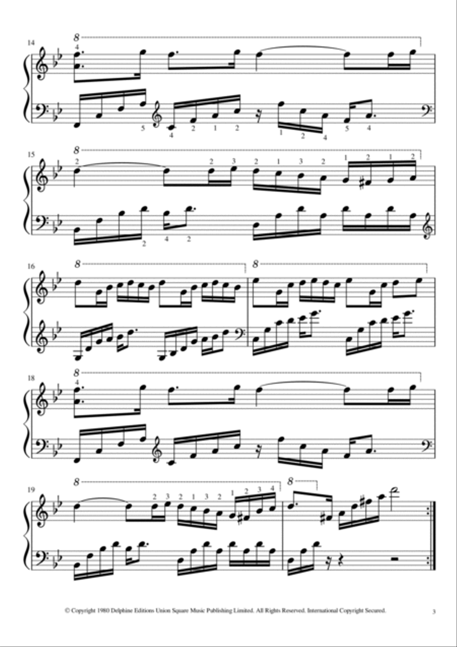 Mariage D'amour Piano Solo scores gallery preview page 3