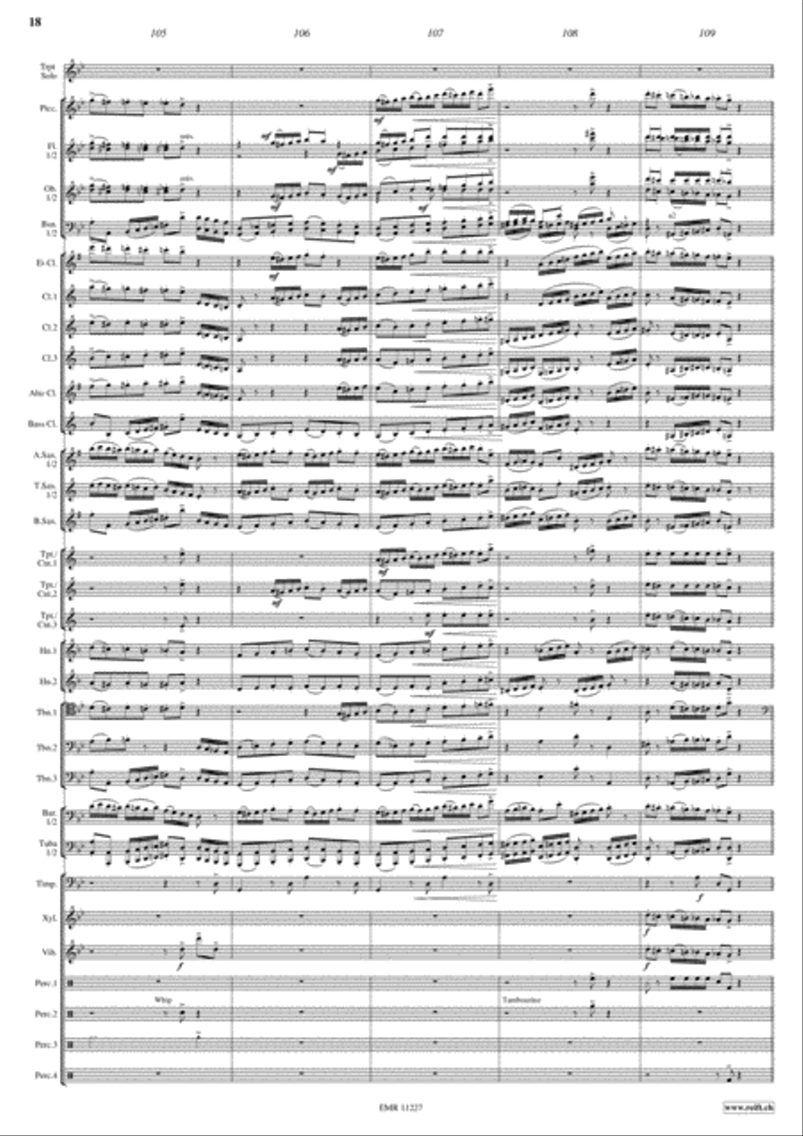 Voyages Concert Band scores gallery preview page 18