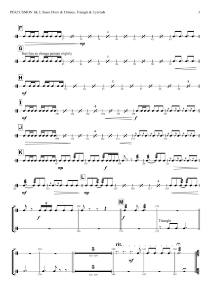 Conflusion - Suite - Wind Ensemble - Percussion 1/2 image number null