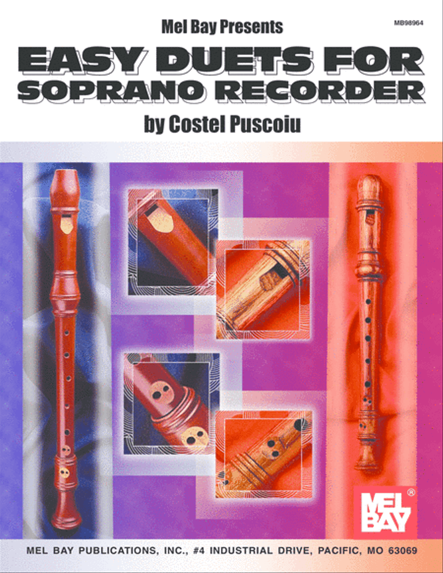 Easy Duets for Soprano Recorder Woodwind Duet scores gallery preview page 1