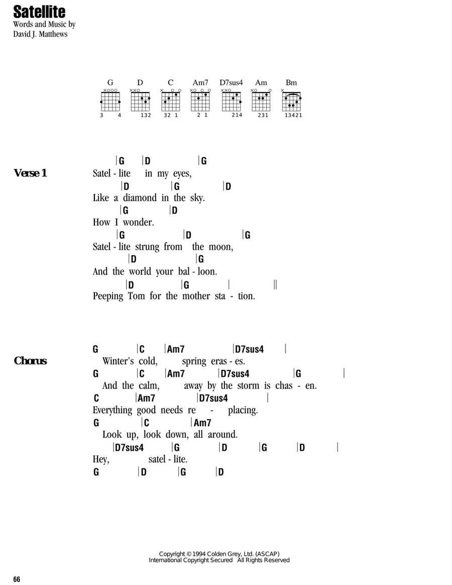 Satellite Acoustic Guitar scores gallery preview page 1