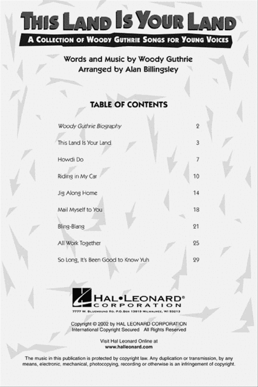 This Land Is Your Land (Collection of Woody Guthrie Songs) Choir scores gallery preview page 2