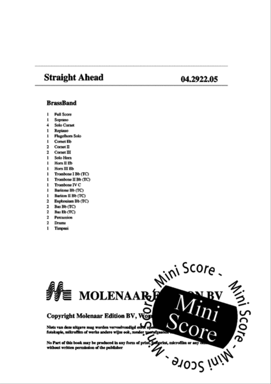 Straight Ahead Straight Ahead Brass Band scores gallery preview page 4