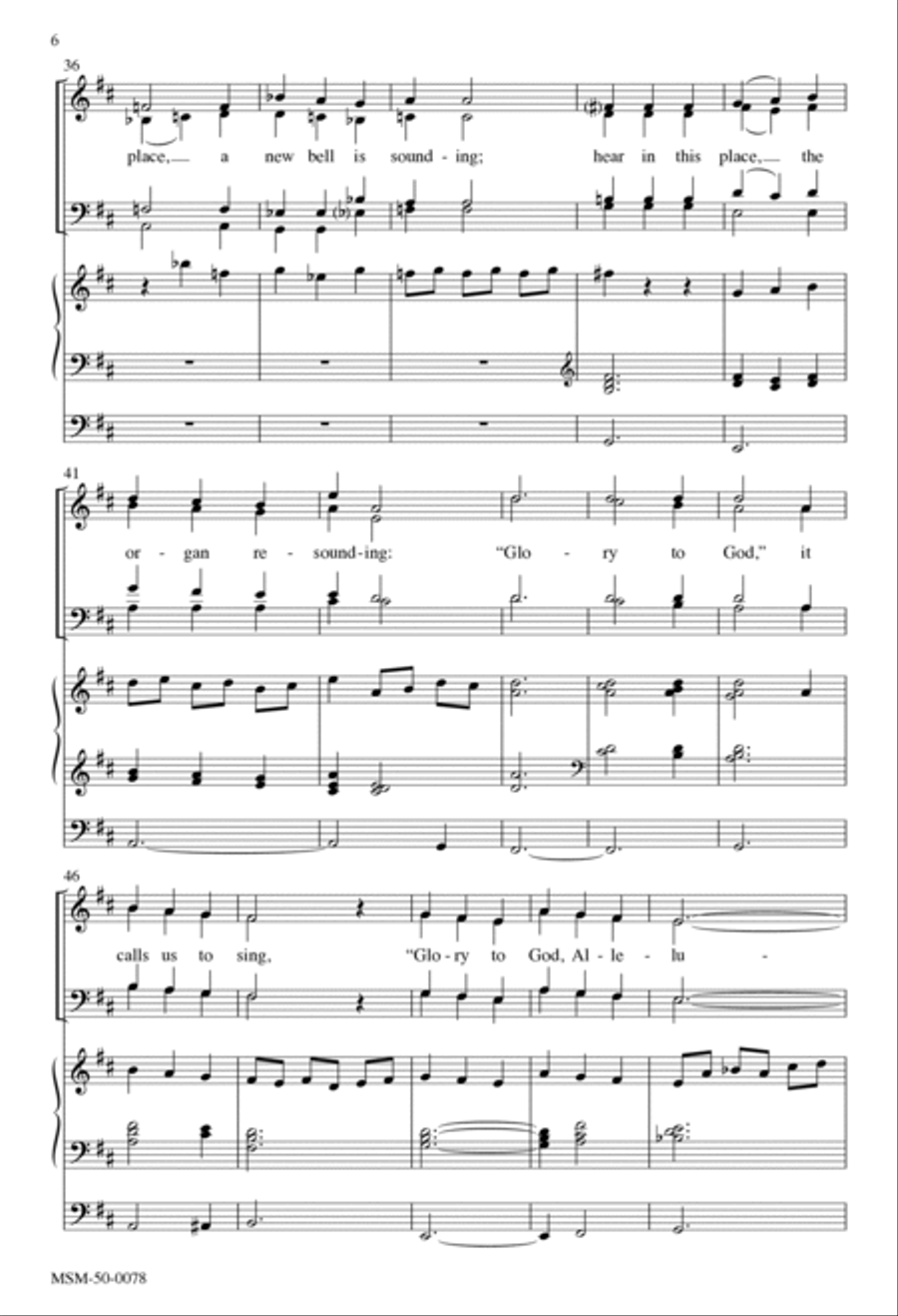 Come, Great Love 4-Part scores gallery preview page 6