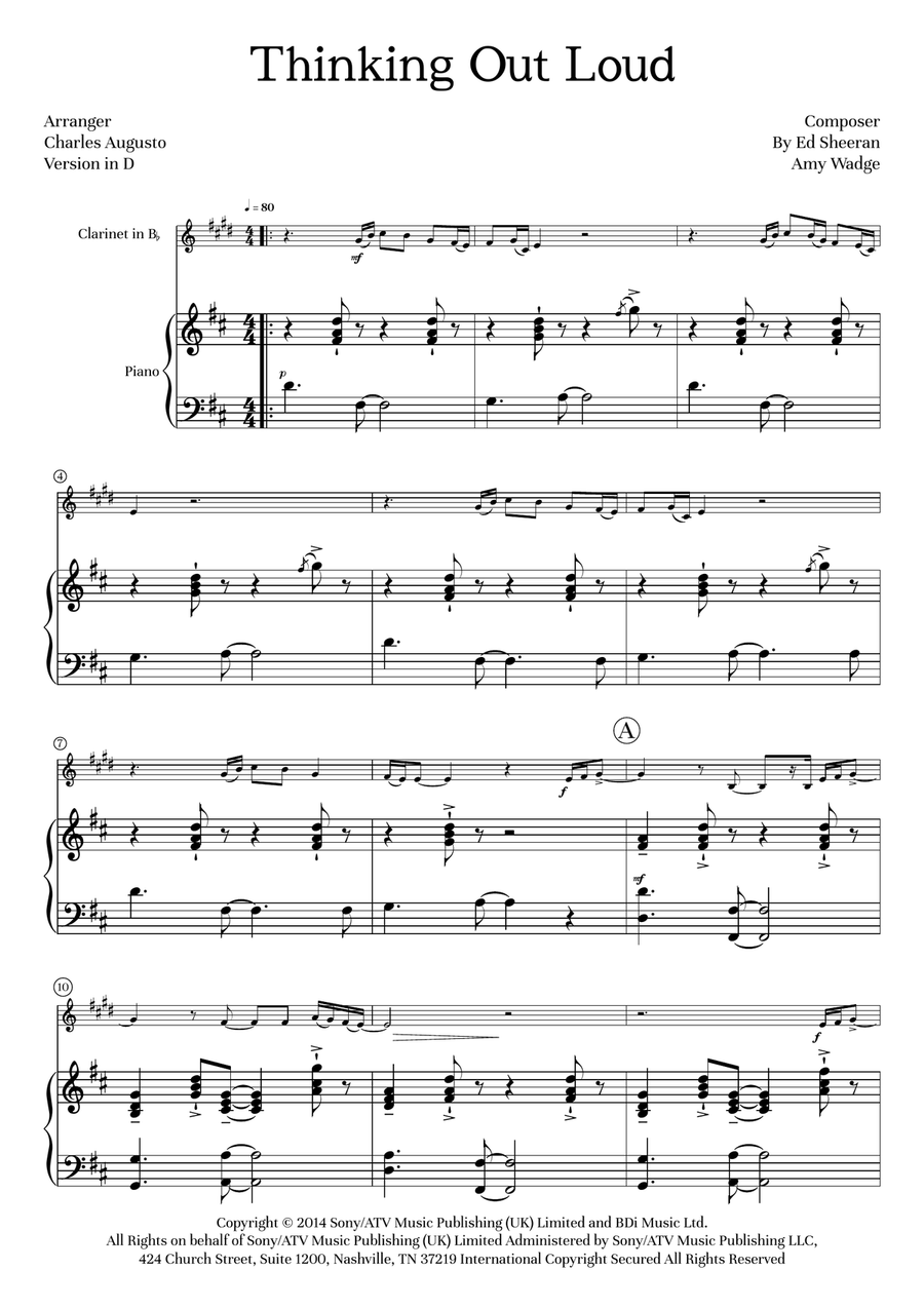 Thinking Out Loud Thinking Out Loud Chamber Music scores gallery preview page 2