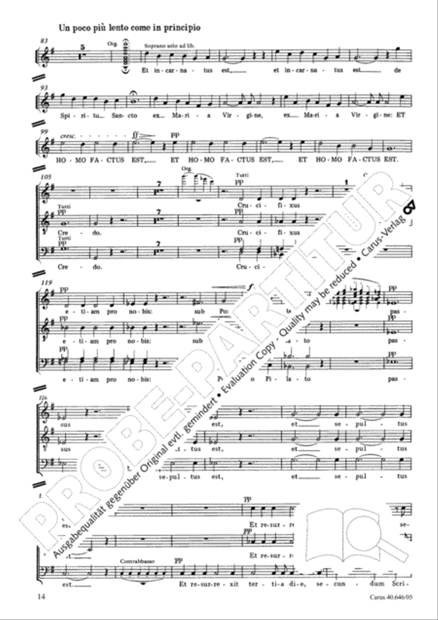 Mass in A major Mass in A major STB scores gallery preview page 15