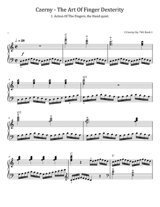 Op. 740 No. 1 - Czerny The Art Of Finger Dexterity
