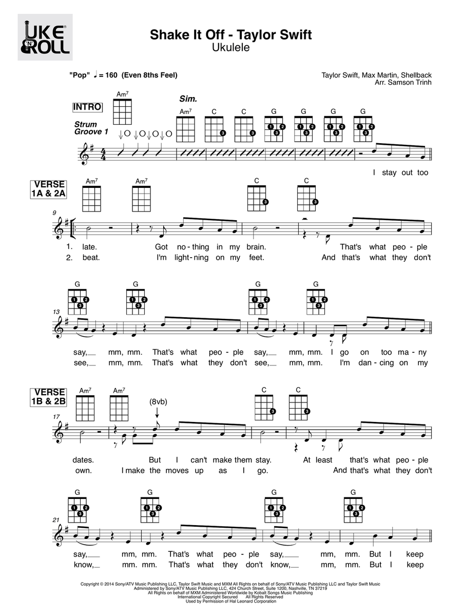Shake It Off Voice scores gallery preview page 1