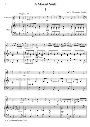 A Mozart Suite (for Clarinet in B flat and Piano)