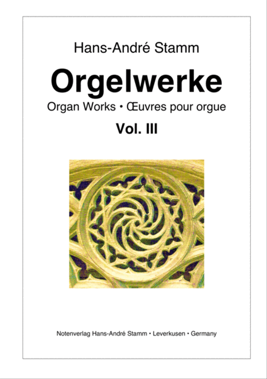 Organ Works Vol. 3 Organ Solo scores gallery preview page 1