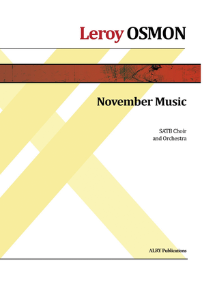 November Music for SATB Choir and Orchestra
