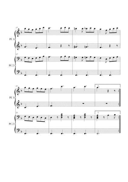 Canzone di Natale. Piano 4 hands image number null