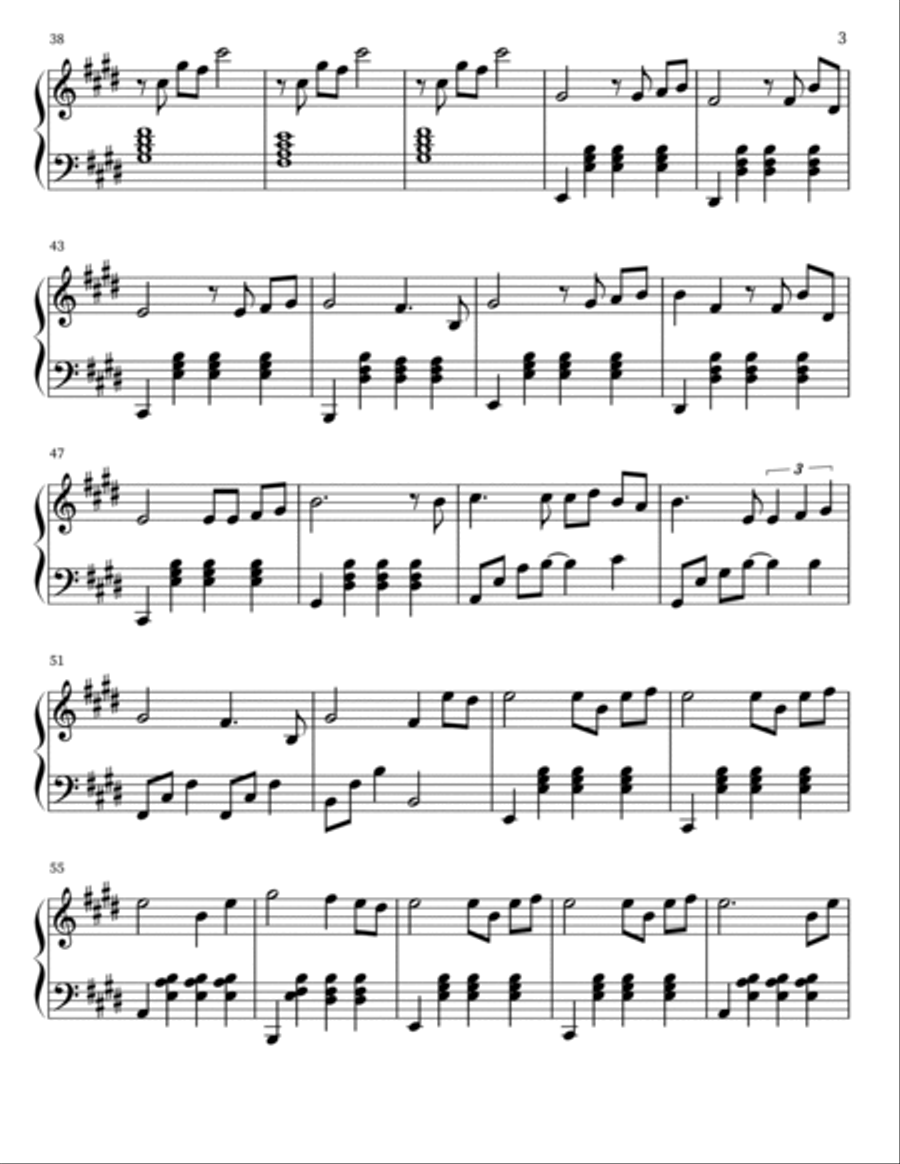 Rain After That Piano Solo scores gallery preview page 3