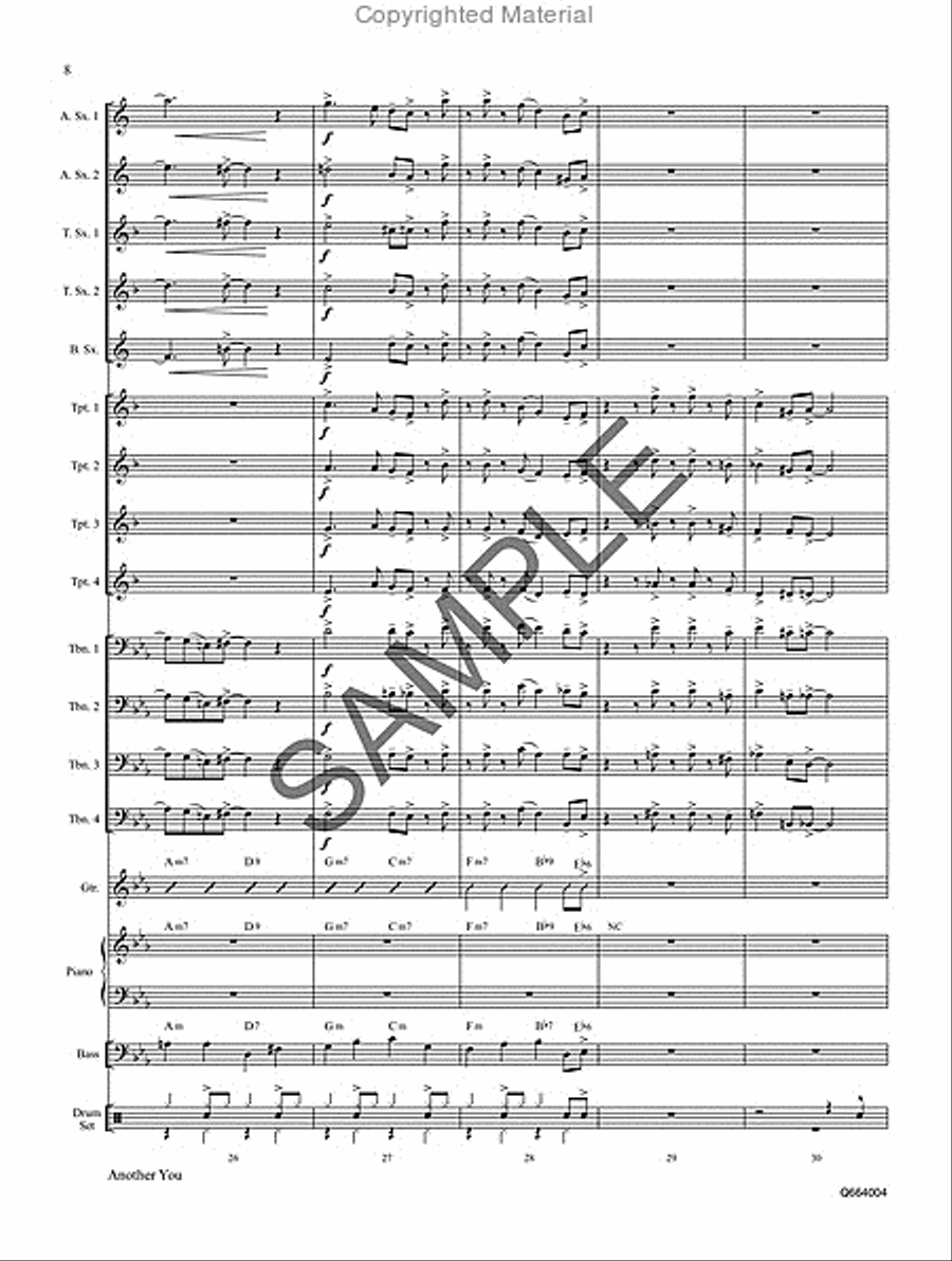 Another You Another You Jazz Ensemble scores gallery preview page 9