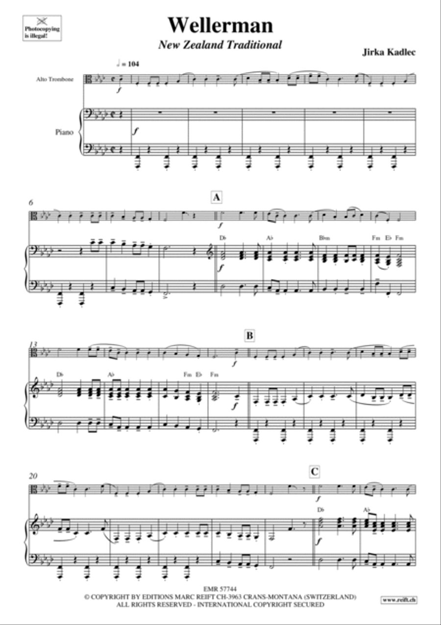 Wellerman Piano Accompaniment scores gallery preview page 5