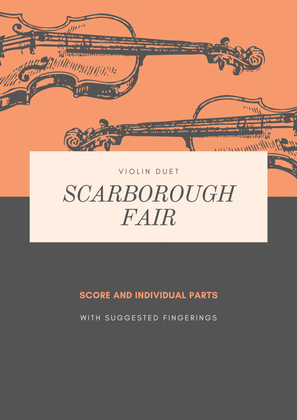 Scarborough Fair Easy Violin Duet